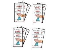 Yominerr Carte de Vœux D'Appréciation pour L'Enseignant, Si Vous Donnez à Votre Professeur un Livre de, Cartes avec une Appréciation A