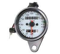 Yominerr Compteur de Vitesse et Odomètre Universel pour Moto, Écran LCD 12 V, Double Usage, avec Rétroéclairage LED.