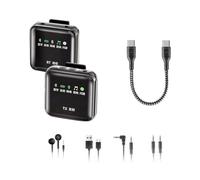 Yominerr Connecteur 1 à 1 Type-C M33 Microphone Lavalier sans Enregistrement d'abeille Microphone en Direct Microphone Antibruit