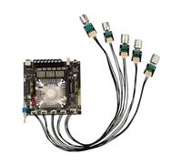 Yominerr -Dam L1 Carte d'amplification numérique stéréo 2 x 220 W + 350 W Caisson de basses Module d'amplification Bluetooth avec câble blindé B