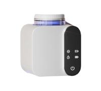 Yominerr Désinfectant pour Brosse à Dents Sans Contact Mural, Fonction de Nettoyage et de Séchage Automatique à L'UVC, Support de Brosse à Dents Rechargeable Solaire B