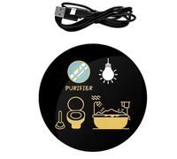 Yominerr Désodorisant Compact pour Toilettes Suspendues avec Double Mode D'Élimination des Odeurs, Idéal pour et Le Bureau.