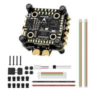 Yominerr Ensemble de Contrôleur de Vol FPV FC Stack 30x30 avec ESC 4en1 70A AM32 pour Drone FPV Racing Freestyle Quadcopter A