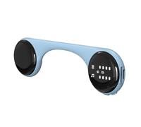 Yominerr Haut-Parleur à Conduction Osseuse avec Bluetooth, Boîte à Musique de Bruit Blanc avec Affichage LED, Support de Carte TF, Arrêt Programmé, Couleur Bleue