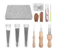 Yominerr Kit de Feutrage à L'Aiguille 148 Pièces, Tapis de Feutrage, Outils de Feutrage à L'Aiguille, Tapis de Feutrage, Fournitures de Feutrage à L'Aiguille pour Débutants, Bricolage
