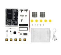 Yominerr Kit de Production de Console de à Puce DIY 51 pour la Fabrication de Coques Électroniques Transparentes Lors de la Formation au Soudage Électronique
