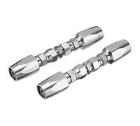 Yominerr Kit de Réparation de Tuyaux Hydrauliques 2 Pièces, Réutilisable, Raccord de Réparation Hydraulique Réutilisable à 2 Fils 3/8 Pouces