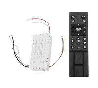 Yominerr Kit de Télécommande pour Ventilateur de Plafond avec 6 Réglages de Vitesse, Remplacement de la Télécommande pour Ventilateur de Plafond, Contrôleur Dimmable, Accessoires pour Ventilateur avec