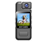 Yominerr -M11 HD 4K WiFi Caméra Vidéo Numérique Mini Enregistreur Portatif des Forces de L'Ordre Objectif Rotatif à 180° Caméra de Sports de Plein Air