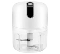 Yominerr Mini Hachoir à Ail Électrique, Robot Culinaire Portable, Hachoir à Légumes, Mini Hachoir à Ail, Hachoir à Viande