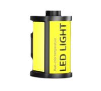 Yominerr Mini Lampe LED 3000/4500/6000K 3 Températures de Couleur pour Objectif D'Appareil Photo, Photographie, Vlog, Diffusion en Direct avec Support de Griffe Froide