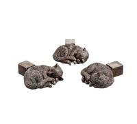 Yominerr Mini Pieds de Pot, Pieds de Pots en Forme d'animal Mignon, Figurines d'animaux, Ornements, Pieds de Support de Pot de Plante, pour Intérieur et Extérieur D