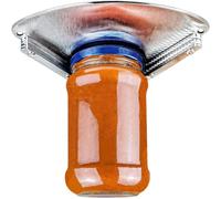 Yominerr Ouvre-Bocal sous Placard JarOpener Amélioré Ouvre-Bocal et Décapsuleur de Bouteilles