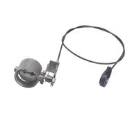 Yominerr Pièces de Silencieux de Tuyau D'Échappement de Soupape D'Échappement de Moto Universelles Modifiées de 2 Pouces/50 mm
