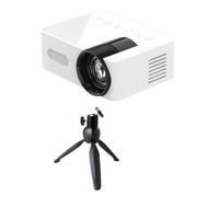 Yominerr Projecteur LED HD 1080P sans pour Téléphone Portable avec Support de Projecteur, Mini-Projecteur, Lecteur Vidéo de Cinéma Maison Portable, Facile à Utiliser, et Finement Ouvré -B