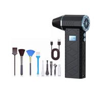 Yominerr Puissant Ventilateur Turbo à Haute Vitesse 130 000 TR/Min, 4 Vitesses Réglables, Kit de Souffleur d'air pour Voiture, Clavier D'Ordinateur, Lentille C