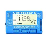 Yominerr RC CellMeter-8 1-8S Testeur de Tension de Capacité de Batterie pour Compteur de Cellules LiPo Life Li-Ion NiMH Nicd