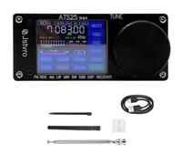 Yominerr Récepteur Radio Toutes Bandes ATS25 Max Si4732 FM RDS AM LW MW SW SSB Récepteur avec Écran Tactile 2,4 Pouces