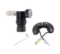 Yominerr Régulateur Basse Pression Réglable, Régulateur MR GEN2, Tuyau à Bobine à Distance, Manomètre 300 Psi.