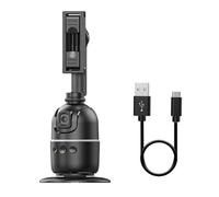 Yominerr Stabilisateur de Cardan de Suivi AI P03 pour Smartphone/Appareil Photo, Support de Téléphone Portable de Bureau, Cardan de Rotation à 360° Follow Focus