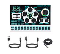 Yominerr SX91 Carte Son USB Sound Mixer Audio Professionnel Console de Mixage Amplificateur pour Live Sing PC Ordinateur Portable Téléphone Portable