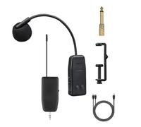 Yominerr Système de Microphone Sans 2,4 GHz pour Violon, Violoncelle, Guitare avec Émetteur et Récepteur à Pince, Portée de 50 Mètres