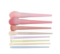 Yomiyuyr Ensemble de pinceaux de maquillage luxueux, pinceaux de beauté, laine de fibres artificielles pour une utilisation polyvalente du maquillage, 8 pièces