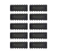 yomoe 10 PièCes SéRies IC 74HC595 74HC595N SN74HC595N DIP-16 Registre à DéCalage Logique