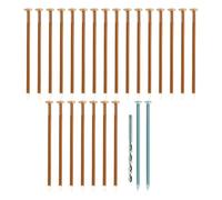 yomoe Clous en Cuivre pour Tuer les, Clous en Cuivre Pur de 3,5 Pouces en Vrac, Clous de Quincaillerie pour L'Élimination des Souches pour