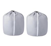yomoe Lot de 2 Pots de Protection pour Plantes en Hiver - 45 X 49,6 cm - Sac de Protection pour Pot de Fleurs - Housse pour Plantes avec Cordon de Serrage et Fermeture Éclair