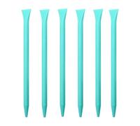 yomoe Lot de 6 Mini Raclettes pour Pâte à Craie, Optimisées pour une Utilisation avec des Pochoirs à Dos en et des Transferts pour la Sérigraphie, L'Encre
