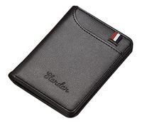 yomoe Porte-Cartes Ultra-Mince pour Porte-Documents Porte-Documents Portable Anti-DéMagnéTisation Porte-Cartes de Documents Noir