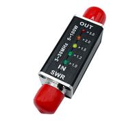 yomoe SWR Meter SWR&Power Meter Gamme de Fréquences 3-30 MHz 100 W pour Divers Équipements Radio à Ondes Courtes