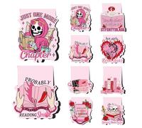 Yomover Lot de 8 marque-pages magnétiques romantiques - Squelette de conte de fées épicé - Pour filles chaudes - Pour les femmes, les amateurs de livres, les lecteurs, les étudiants