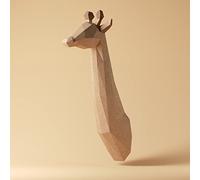 Yona DIY, Girafe Papercraft kit, Girafe de papier, Décoration，Décoration d'intérieur, trophée de papier, cadeau, Origami 3D, bricolage en papier, kit de bricolaje, Puzzle 3D，décoration murale