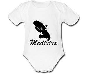 YONACREA - Body Bébé Manches Courtes - Martinique - 972