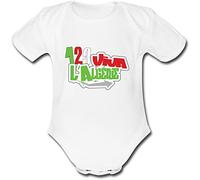 YONACREA - Body Bébé Manches Courtes - Viva l'Algérie - 6 Mois