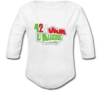 YONACREA - Body Bébé Manches Longues - Viva l'Algérie - 12 Mois