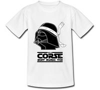 YONACREA - T-Shirt Adulte - Que la Corse Soit avec toi - Humour - M