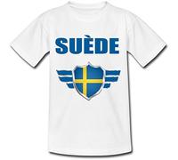 YONACREA - T-Shirt Adulte - SUÈDE - Coupe du Monde DE Football 2018 - XXL