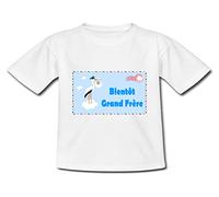YONACREA - T-Shirt Bébé - Bientôt Grand Frère - 12 Mois