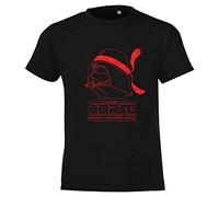 YONACREA T-Shirt Enfant Noir Que la Corse Soit avec toi - 12 Ans - Rouge