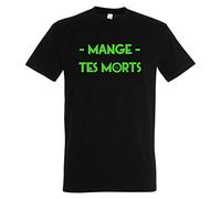YONACREA T-Shirt Noir Mange tes Morts