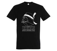 YONACREA T-Shirt Noir Que la Corse Soit avec toi - M - Blanc