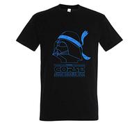 YONACREA T-Shirt Noir Que la Corse Soit avec toi - XL - Bleu