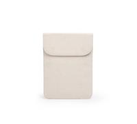 YONBEN Housse souple pour iPad - Pochette intérieure carrée avec fermeture magnétique en coton - Étui de rangement simple et élégant disponible pour iPad (beige, taille S)