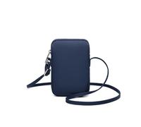 YONBEN Petit sac à main à bandoulière avec fermeture éclair pour téléphone portable, mini sac à main à bandoulière, portefeuille pour téléphone intelligent avec fentes pour cartes de crédit, bleu,