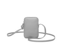 YONBEN Petit sac à main à bandoulière Fermeture éclair Sac de téléphone portable Mini sac à main à bandoulière Portefeuille de téléphone intelligent avec carte de crédit Solts (Pu/Gris)
