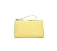 YONBEN Porte-monnaie avec dragonne, pochette de maquillage, portefeuille pour téléphone portable, léger et durable, Jaune/nylon, 5 cm x 20 cm x 12.5 cm