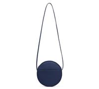 YONBEN Sac à bandoulière Circle pour femme en nylon avec fermeture éclair et bretelles réglables (Bleu marine/nylon)